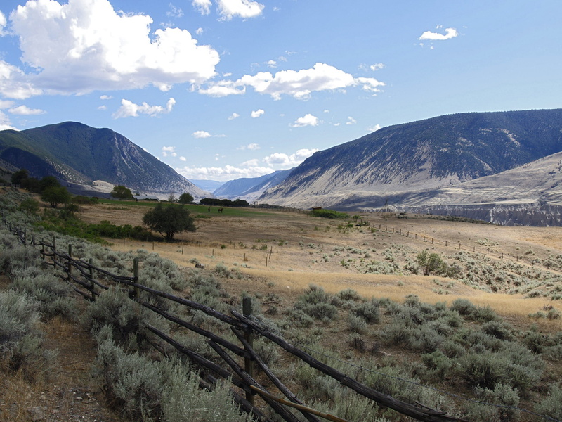 mountain, arid climate, grass, semi-arid, outdoors, nature, idyllic, scenery, cloud - sky, 2K, day, cougar point, ranch, British Columbia, plant, environment