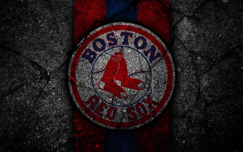 MLB, Logo, Boston Red Sox, Baseball, 4K