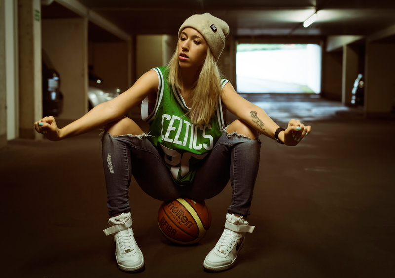 the ball, professional Sport, lifestyles, sports Training, full length, beauty, young Adult, looking, white, portrait, action, focus on foreground, sports Clothing