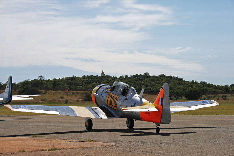 cloud - sky, fighter plane, army, airport, day, transportation, no people, nature, harvard aircraft, plane, sky, saaf museum, airplane, fixed wing, full length