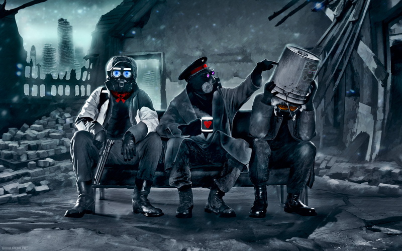 1080P, dark, fiction, scary, mask, creepy, sci-fi, gasmask, comic, horror, apocalyptic, science, technics, gas, futuristic, romantically