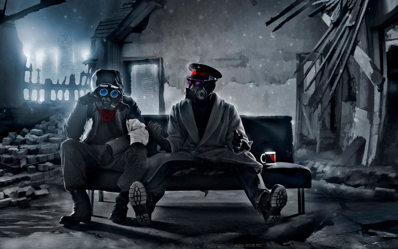 gasmask, scary, romantically, comic, technics, 1080P, mask, apocalyptic, creepy, horror, dark, fiction, sci-fi, gas, futuristic, science