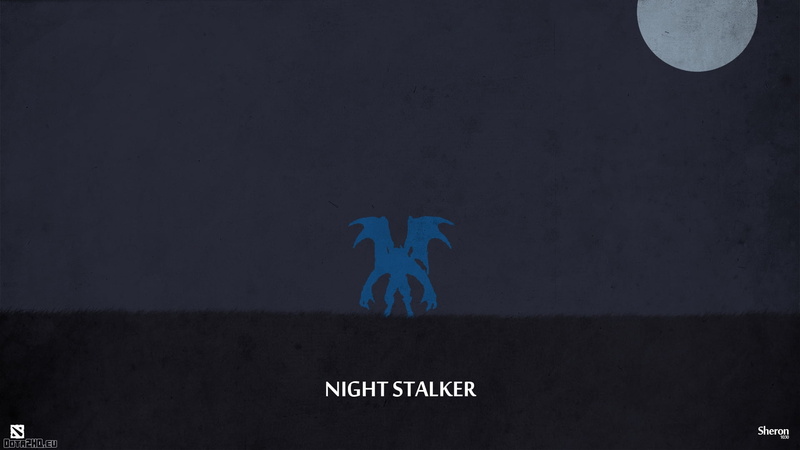 western script, night stalker, dark, no people, night, creativity, black background, communication, dota 2, stalker, sign, text, art, copy space, blue
