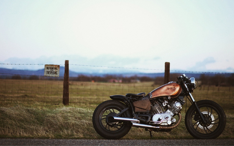 2K, motorbikes, roads, yamaha, hd, side, art, view, Landscapes, vehicles, motorcycles, virago, bobber