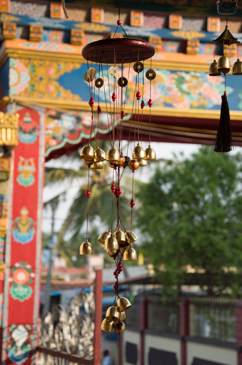 chimes, shallow, temple, souvenir, design, outdoors, close-up, architecture, built structure, hanging, photo, belief, no people, spirituality, selective focus