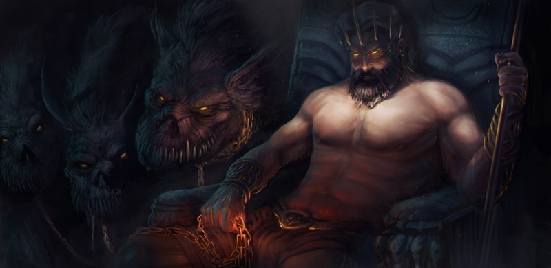 1080P, Hades, Man, Yellow Eyes, Gods, Crown, Fantasy