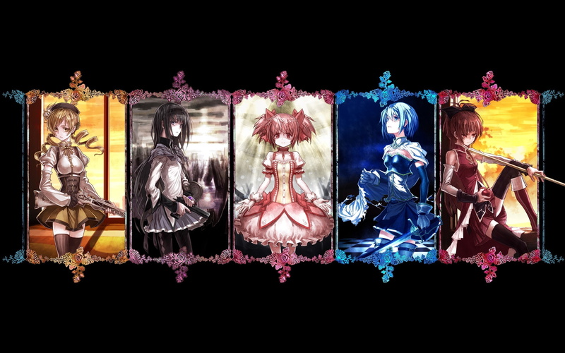 zo, anime, eyes, 1080P, god, girls, purple, shiru, hair, world, hd, kami, long hair, skirts, red, hot, long, knows, sekai, nomi, art