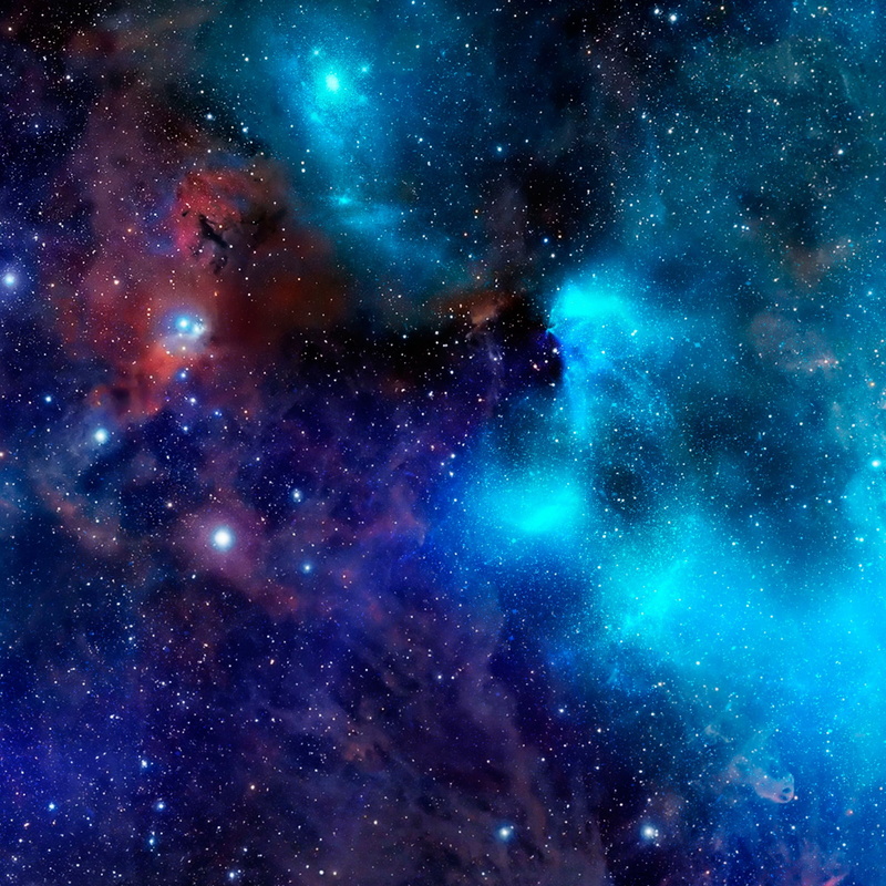 no people, space, universe, red, blue, cloud - sky, constellation, nature, star, 1080P, galaxy, light - natural phenomenon, sky, glowing, illuminated