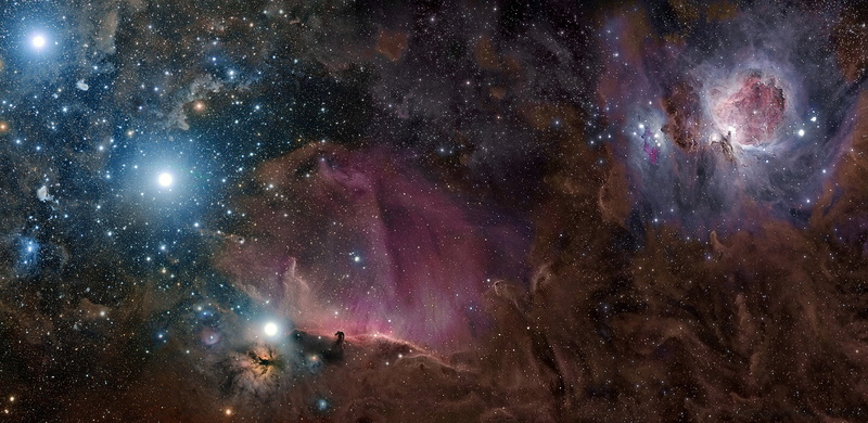 nebula, M42, Orion, constellation, gas, stars, dust, 1080P