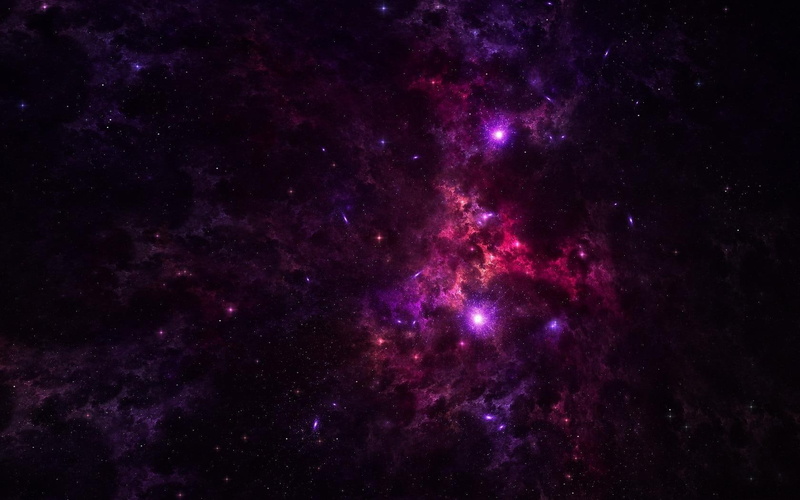 dark, pink, beauty, stars, cosmos, space, nebula, black, 720P