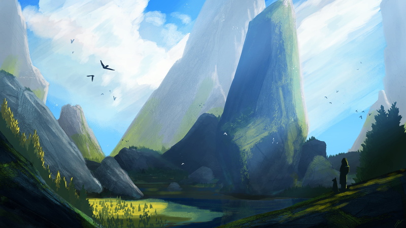 landscape, 2K, nature, JoeyJazz