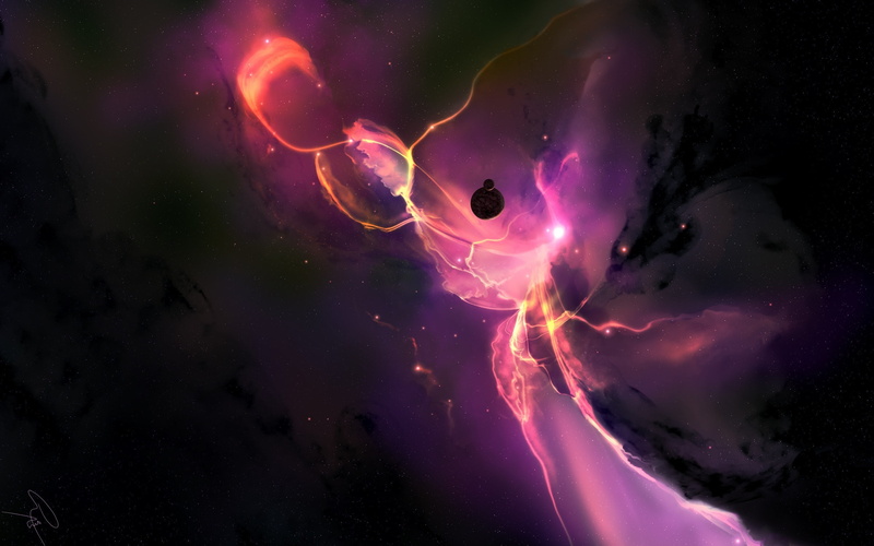 2K, joey jazz space render galaxy purple
