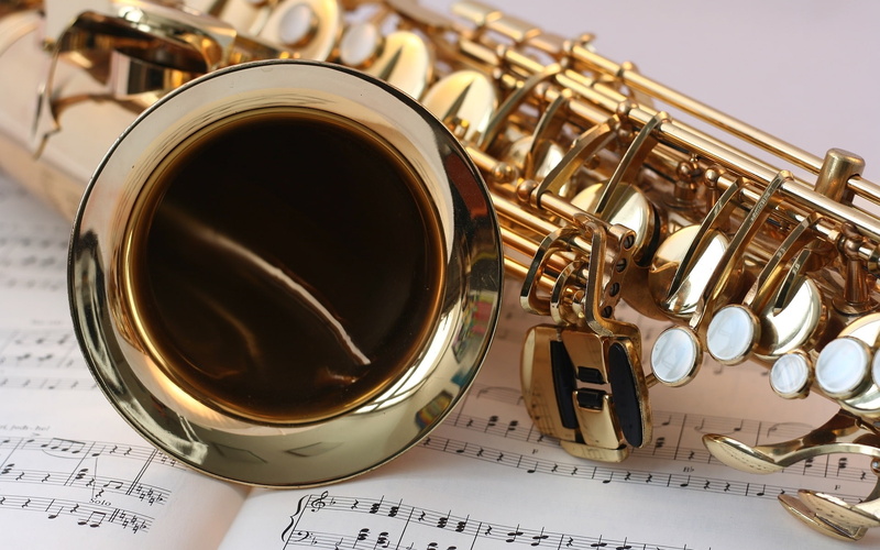 close, Saxophone, 1080P, Music, Stave