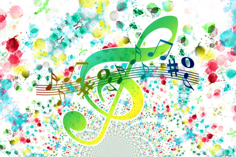 design Element, ornate, music, curve, notes, treble clef, creativity, animal, computer Graphic, art and craft, ribbon, backgrounds, note, 5K, white background