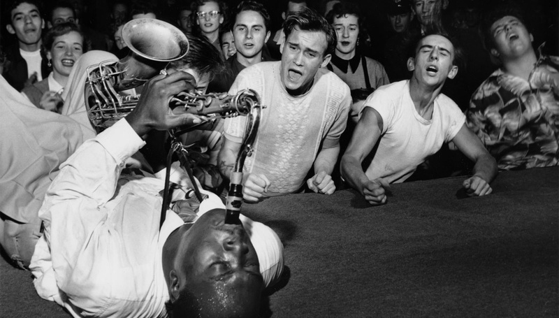 saxophones, males, women, mammal, group of people, leisure activity, arts culture and entertainment, people, togetherness, monochrome, enjoyment, real people