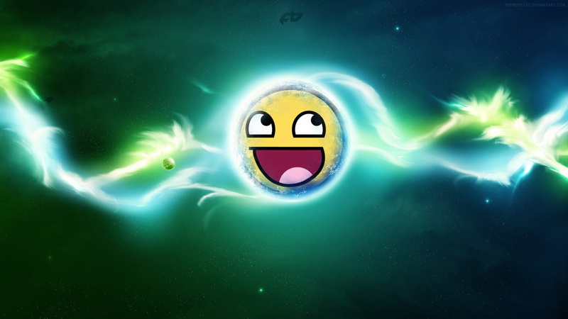 awesome face, 1080P, space
