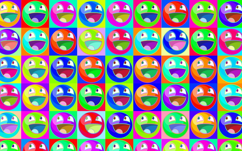 warhol, laughter, party, colourful, pop art, funny, 2K, poster, positive, illustration, happy, awesome, face, smiley, yellow