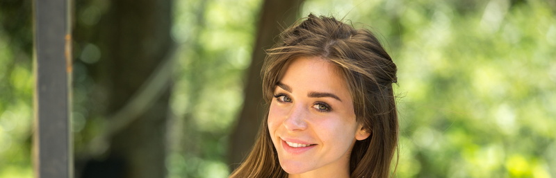 brunette, Guerlain/Lily C/Raisa, 4K, awesome face, long hair, Smile