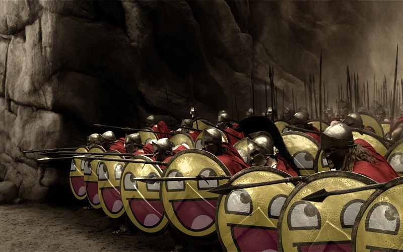 face, 300, sparta, smiley, 1080P, movie, spartan, spears, awesome, shield