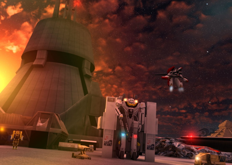 Macross, Robotech, 720P, Sdf-1, Anime, Veritech
