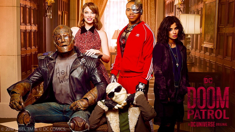 Robotman (DC Comics), TV Show, April Bowlby, 1080P, Elasti-Girl, Crazy Jane, Diane Guerrero, Cyborg (DC Comics), Joivan Wade, Brendan Fraser, Doom Patrol