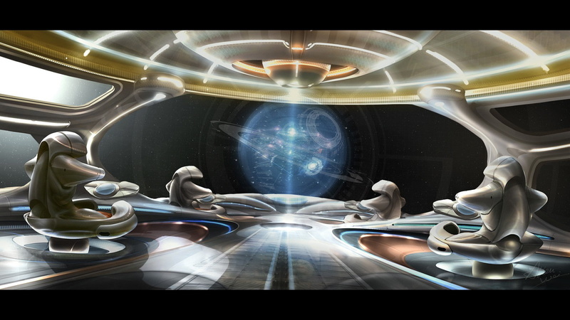 space, x, outer, interior, 720P, outer space, aircraft, art, Futuristic, hd, spaceships, chairs