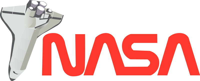 space, logo, NASA, 2K
