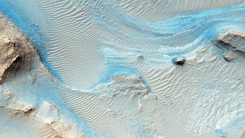 rough, backgrounds, close-up, mars, beauty in nature, outdoors, blue, high angle view, abstract, rock, pattern, textured, no people, nature, surface, day
