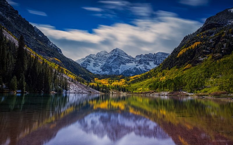 Forest, 1080P, Mountain, Lake, Quiet, Reflection, Scenery
