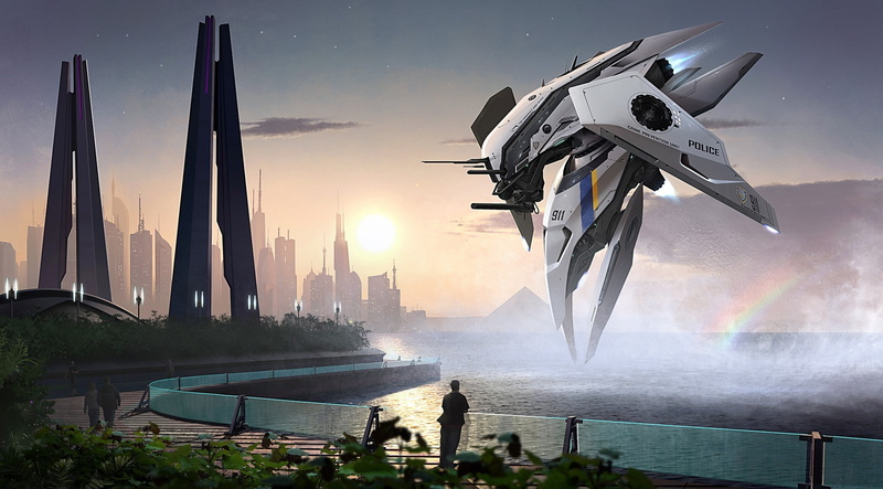 digital, fiction, digital art, city, futuristic, science fiction, 1080P, science, art