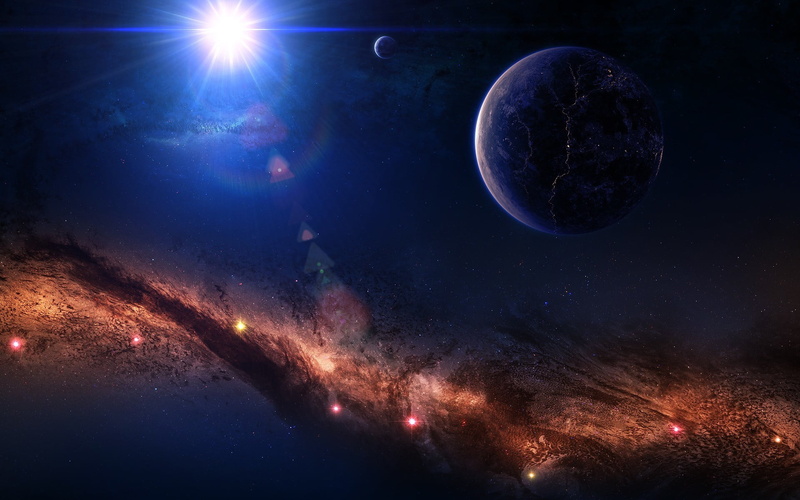 moon, illuminated, luminosity, astronomy, science, planet, planet - space, scenics - nature, galaxy, spatiu, galaxie, planetary moon, nature, sky, light - natural phenomenon