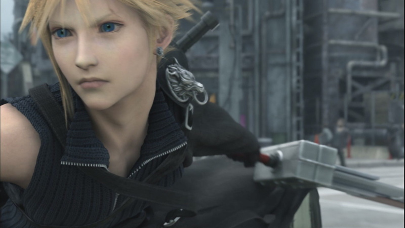 cloud, movies, photo, final, blond hair, young adult, day, one person, 1080P, serious, women, emotion, city, adult, Final Fantasy VII: Advent Children