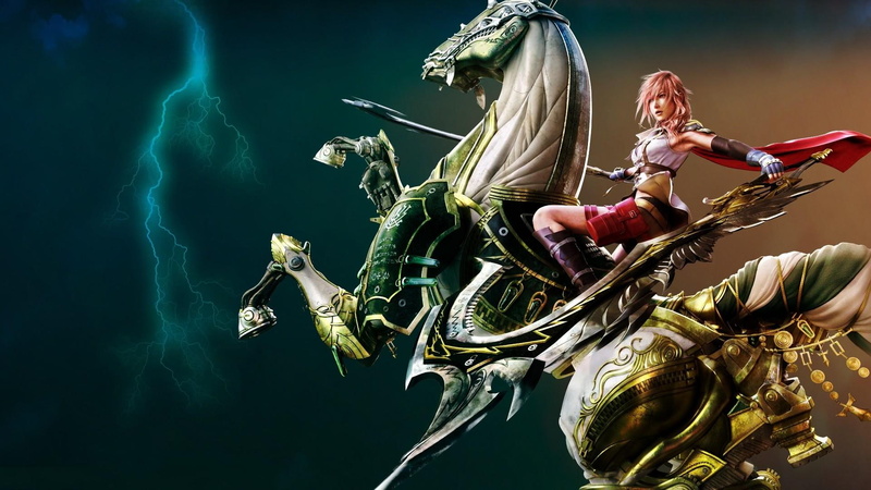 horse, ffxiii, final fantasy 13, lightning, farron, lightning farron, 1080P, ff13, final fantasy xiii, video games, games