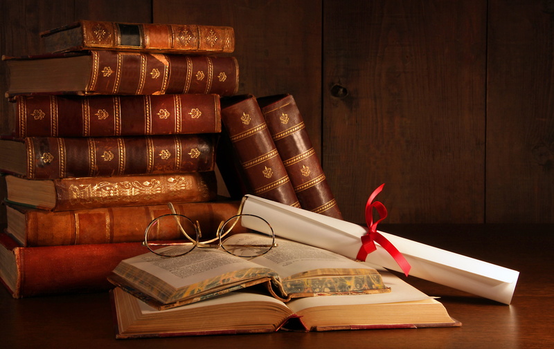 large group of objects, book, wood, brown, education, absence, glasses, wood - material, 4K, publication, paper, indoors, domestic room, table, red, pile