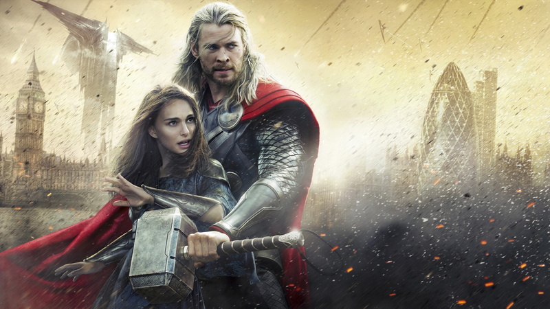 young adult, bonding, females, two people, city, heterosexual couple, couple - relationship, men, thor, architecture, togetherness, hairstyle, Natalie Portman