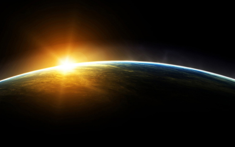 light - natural phenomenon, satellite view, sunbeam, nature, planet - space, dark, astronomy, space, black color, earth, space art, planet earth, digital art