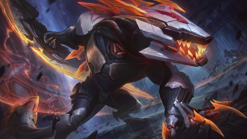 League of Legends, crocodile, Renekton, Crocodile (character), Robots, Renekton (League of Legends), PROJECT, digital art, 8K, 4K, Riot Games