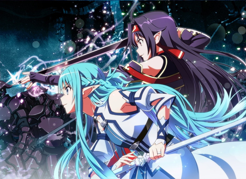 Asuna Yuuki, Sword Art Online, Elf, 720P, Sword Art Online II, Sword, Yuuki Konno
