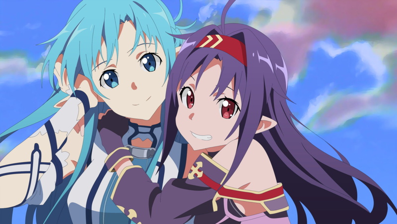 Yuuki Konno, Asuna Yuuki, Sword Art Online II, 1080P, Sword Art Online