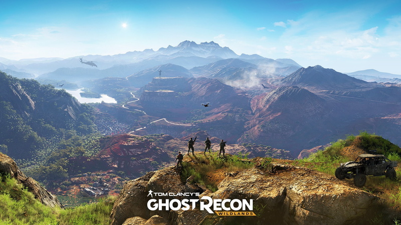 Tom Clancys Ghost Recon, Bolivia, landscape, 1080P, Tom Clancys, drone, military, video games, Tom Clancys Ghost Recon: Wildlands, commando