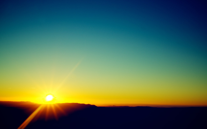 copy space, nature, sunset, lens flare, 5K, environment, orange color, blue, sunbeam, sunlight, yellow, bright, beauty in nature, scenics - nature, silhouette