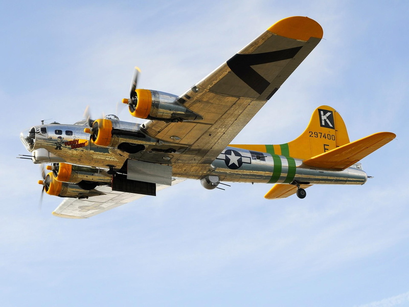 duddy, boeing, b-17, classic, world, plane, fortress, fuddy, wwii, 1080P, flying, antique, b, airplane, bomber