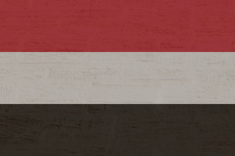 yemen, copy space, textured, concrete wall, indoors, backgrounds, full frame, flag, built structure, day, international, close-up, concrete, wall - building feature