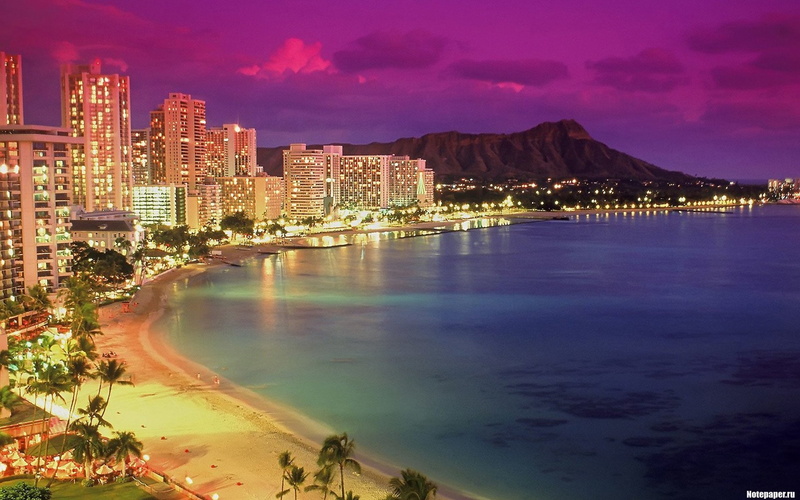1080P, Cities, Hawaii, Waikiki, Honolulu