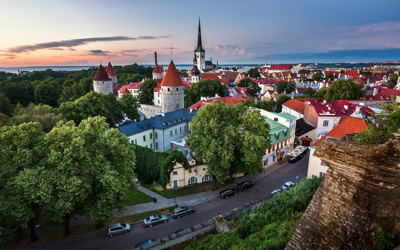 Houses, 1080P, Town, Old, Road, Estonia, Tallinn