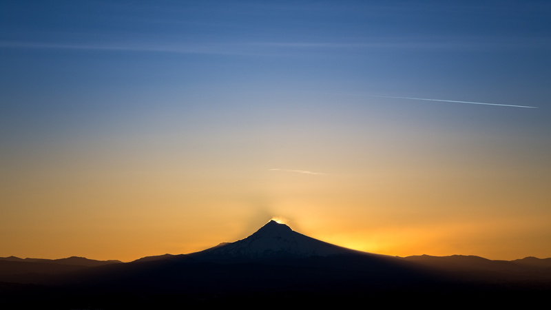 Mount Hood, nature, Oregon, 2K, mountains