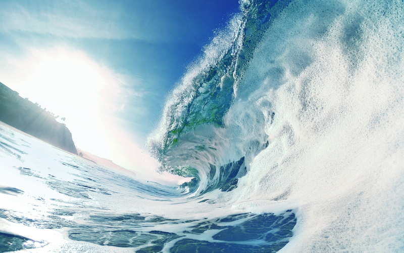 Turbulent, Sea, Splash, 1080P, Waves, Foam, Water