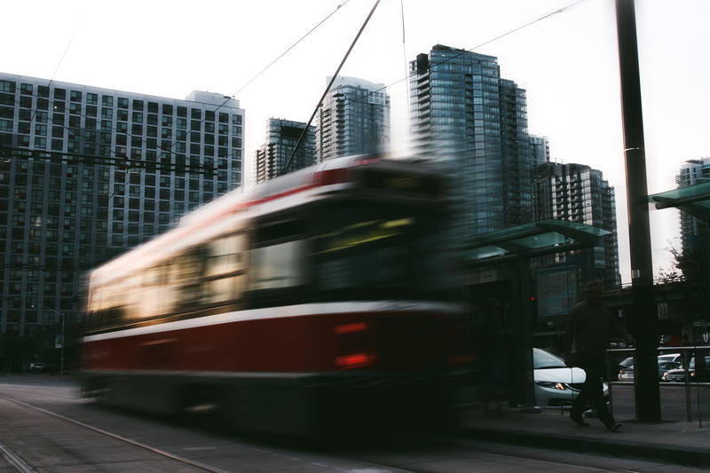 downtown, blur, city, cityscape, building exterior, railroad track, modern, no people, skyscrapers, architecture, skyscraper, travel, downtown District