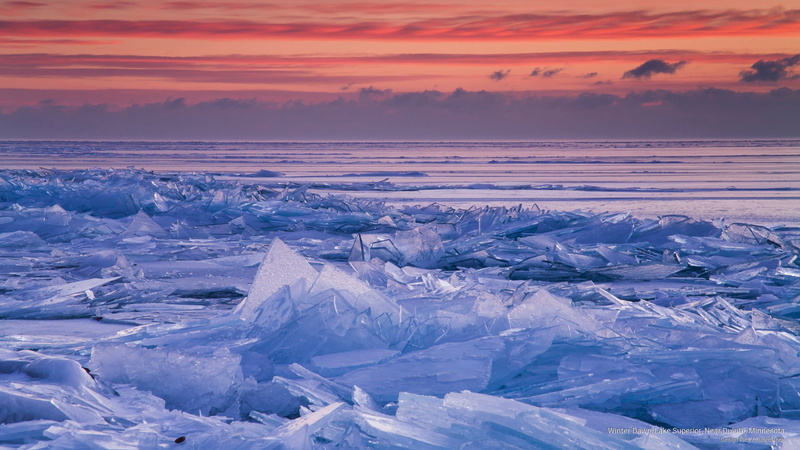near, duluth, 2K, minnesota, Winter, lake, dawn, superior