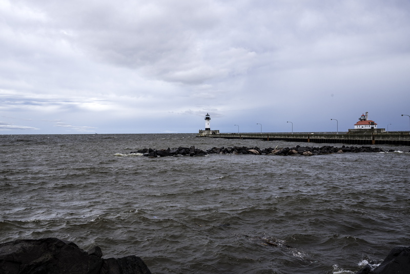 building exterior, sky, photo, groyne, horizon over water, water, rocky waters, horizon, coastline, superior, great lakes, outdoors, building, no people